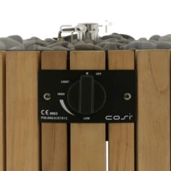 COSISCOOP Pillar L Round Teak -Velda Winkel cosi fires cosiscoop pillar l teak 1000x1000 620e423271e99 l